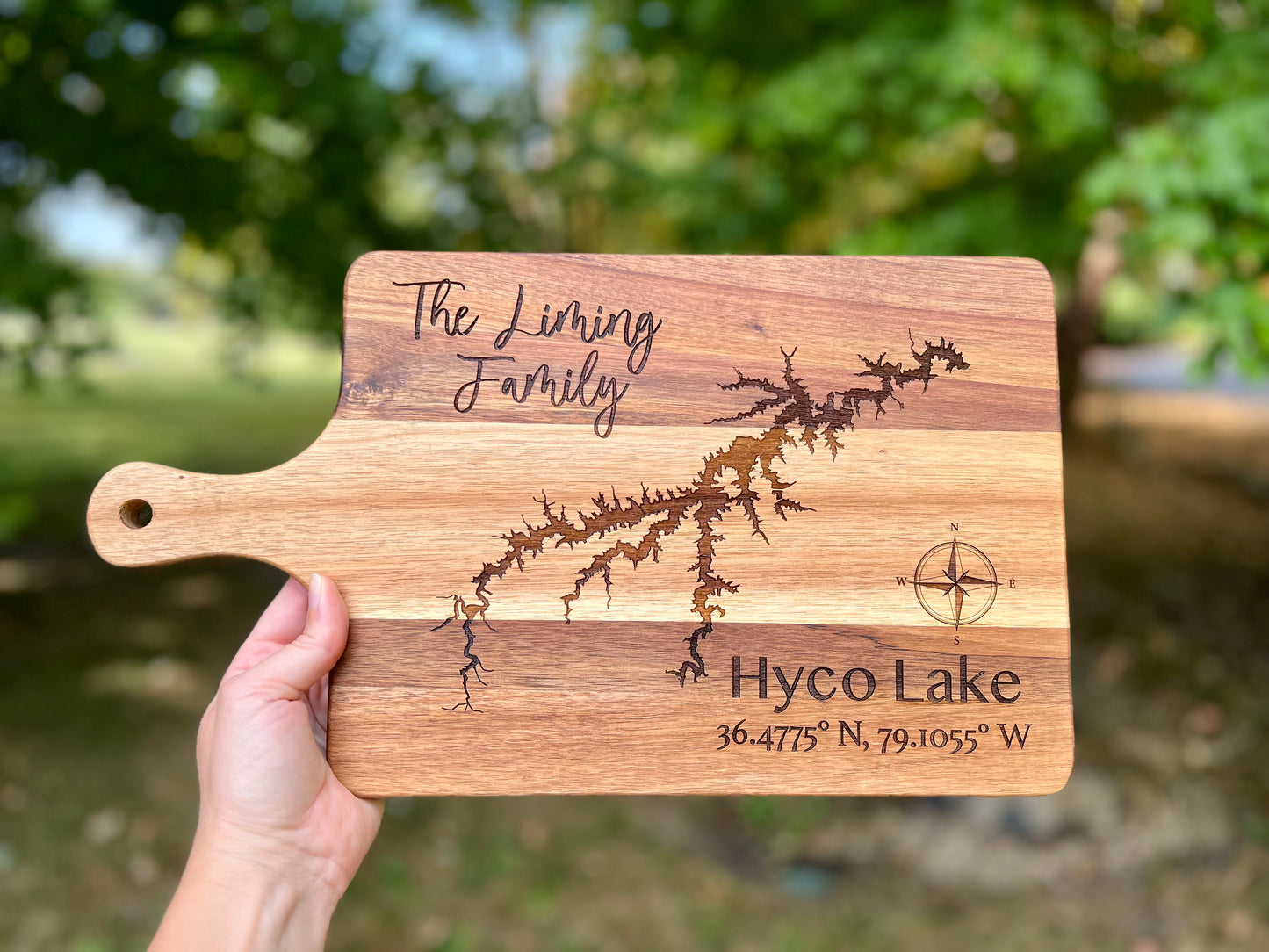 Decorative Lake Cutting Board