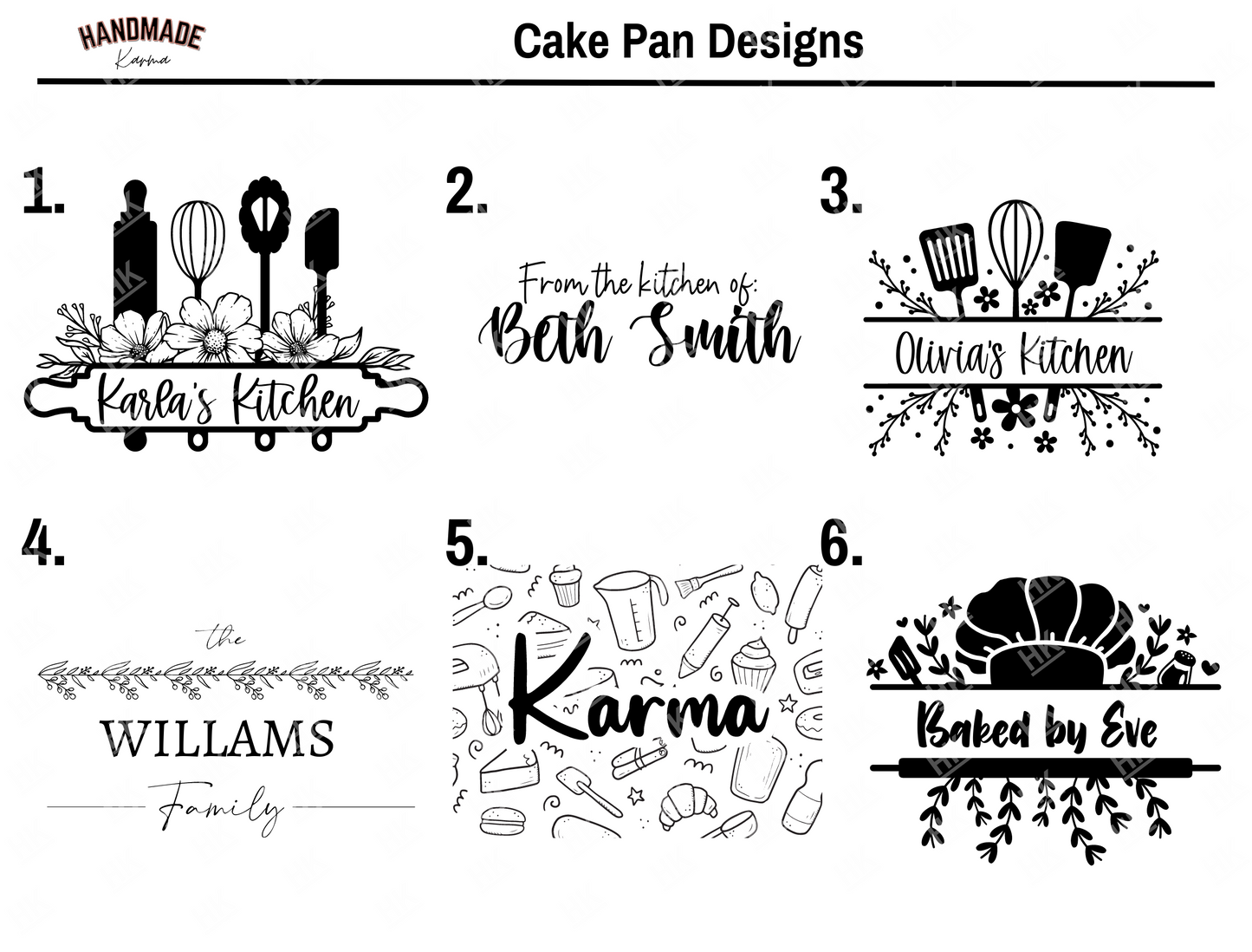 9x13 Personalized Baking Cake Pan