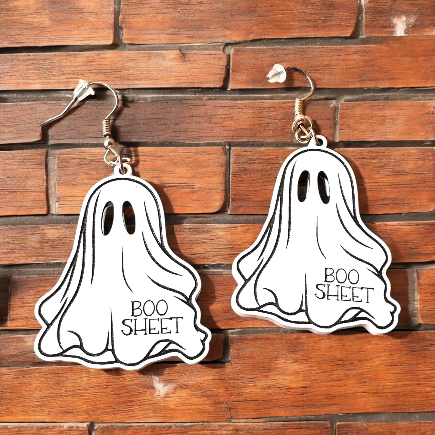 Boo Sheet Ghost Earrings