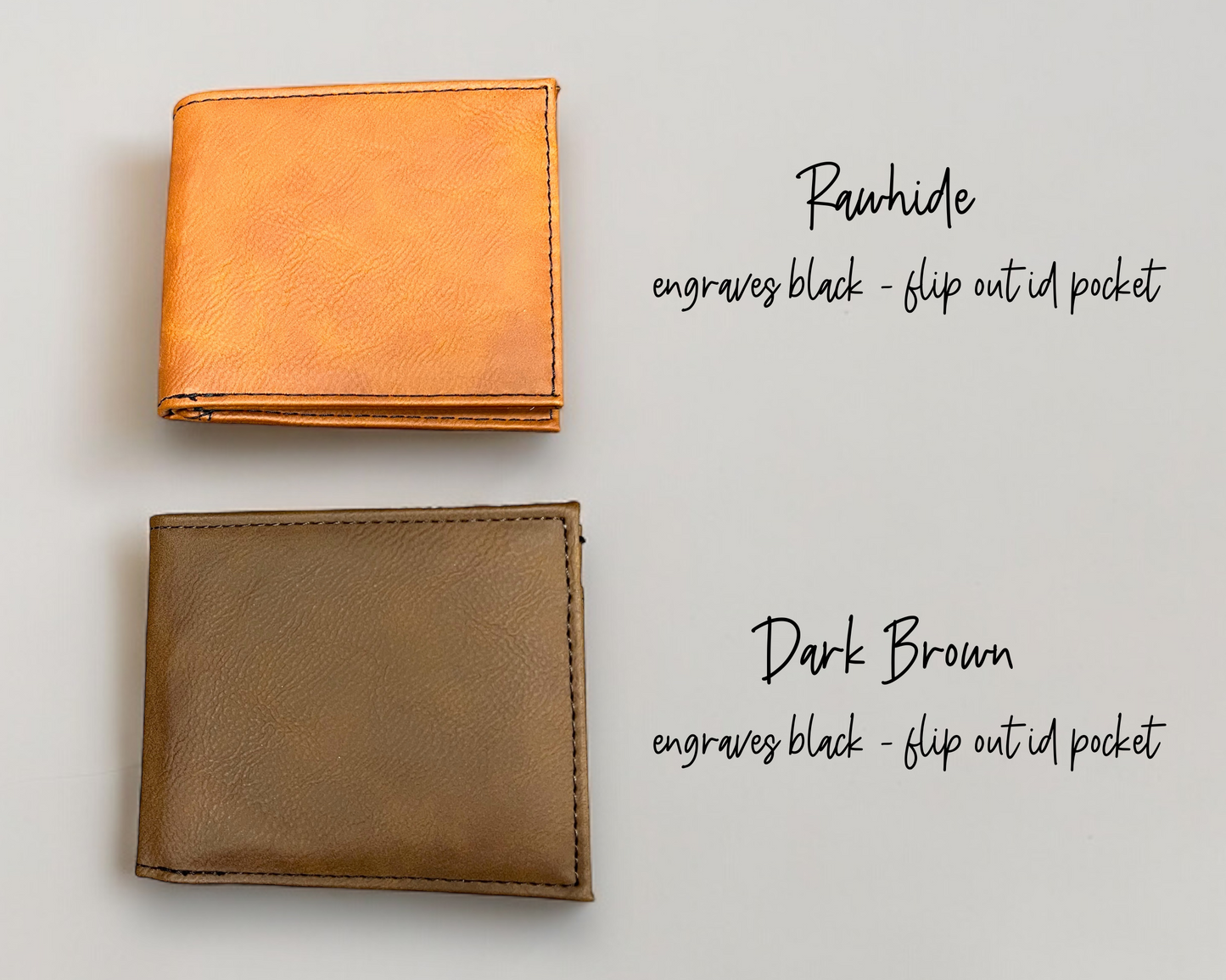 Personalized Vegan Leather Wallet