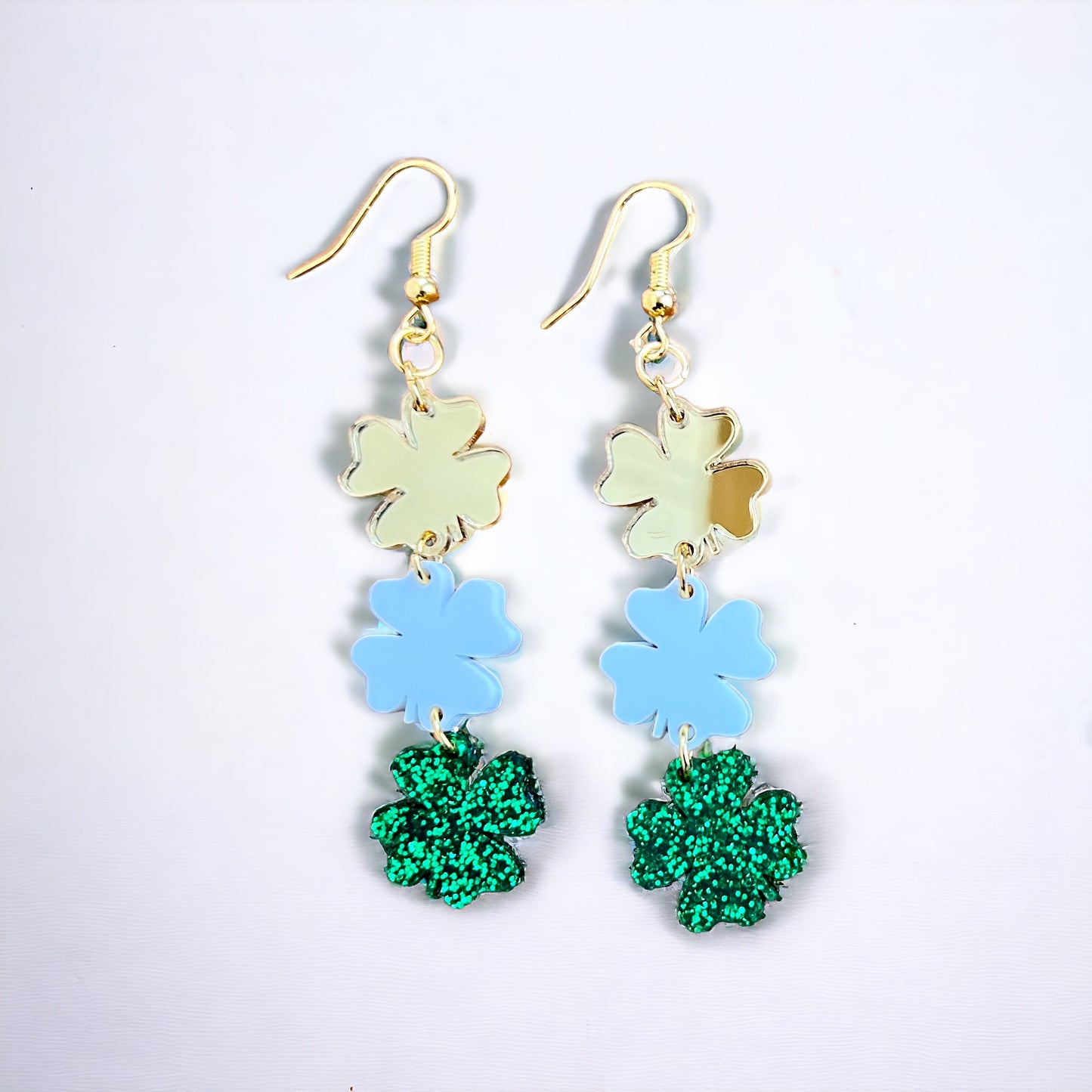 Shamrock Dangle Earrings