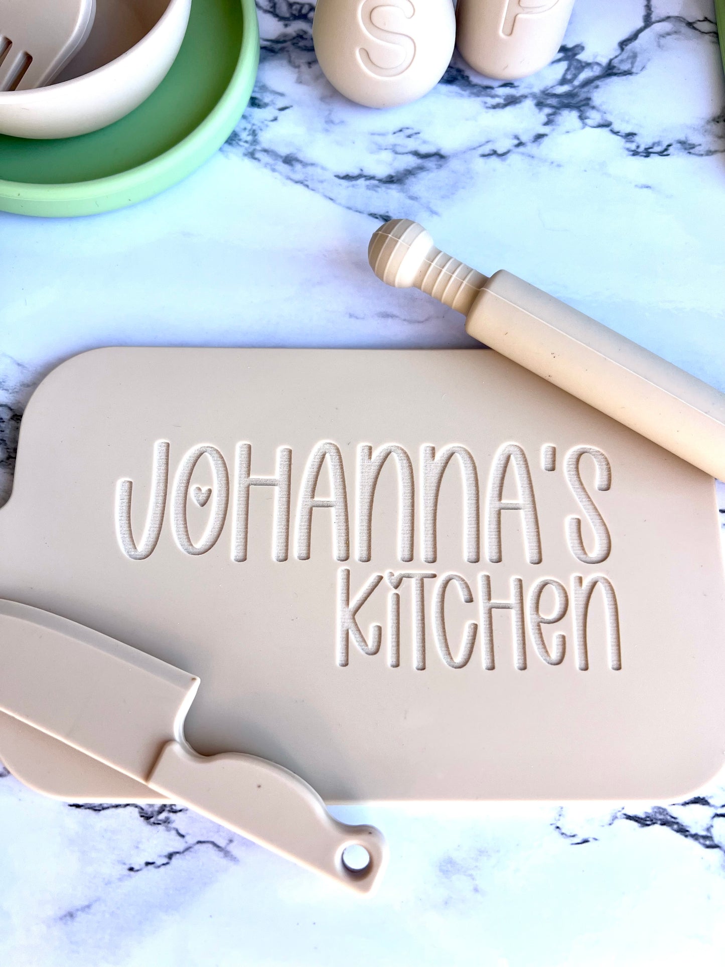 Kids Kitchen Play Set - Personalized