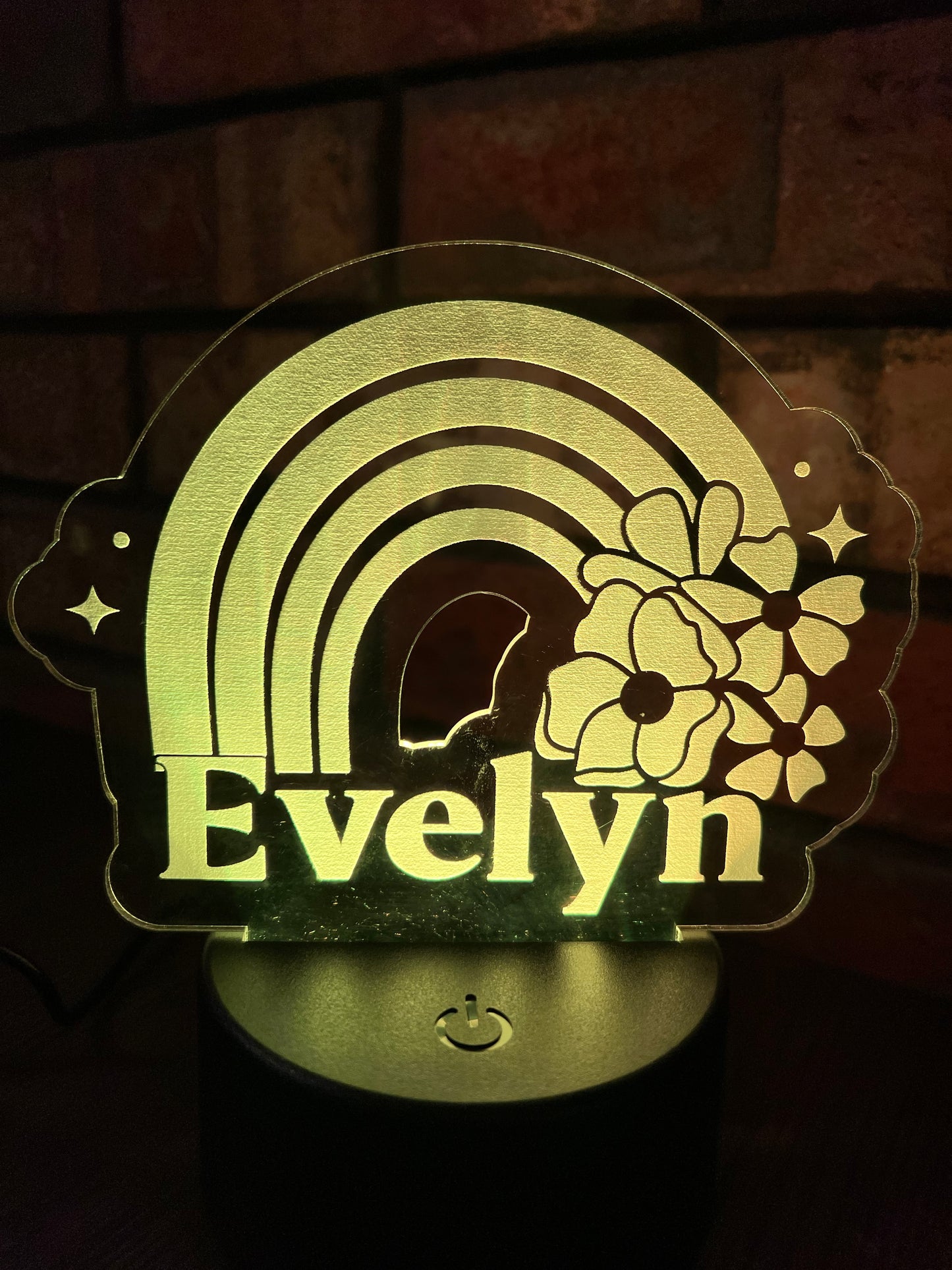 Personalized Color Changing Lamp/Nightlight