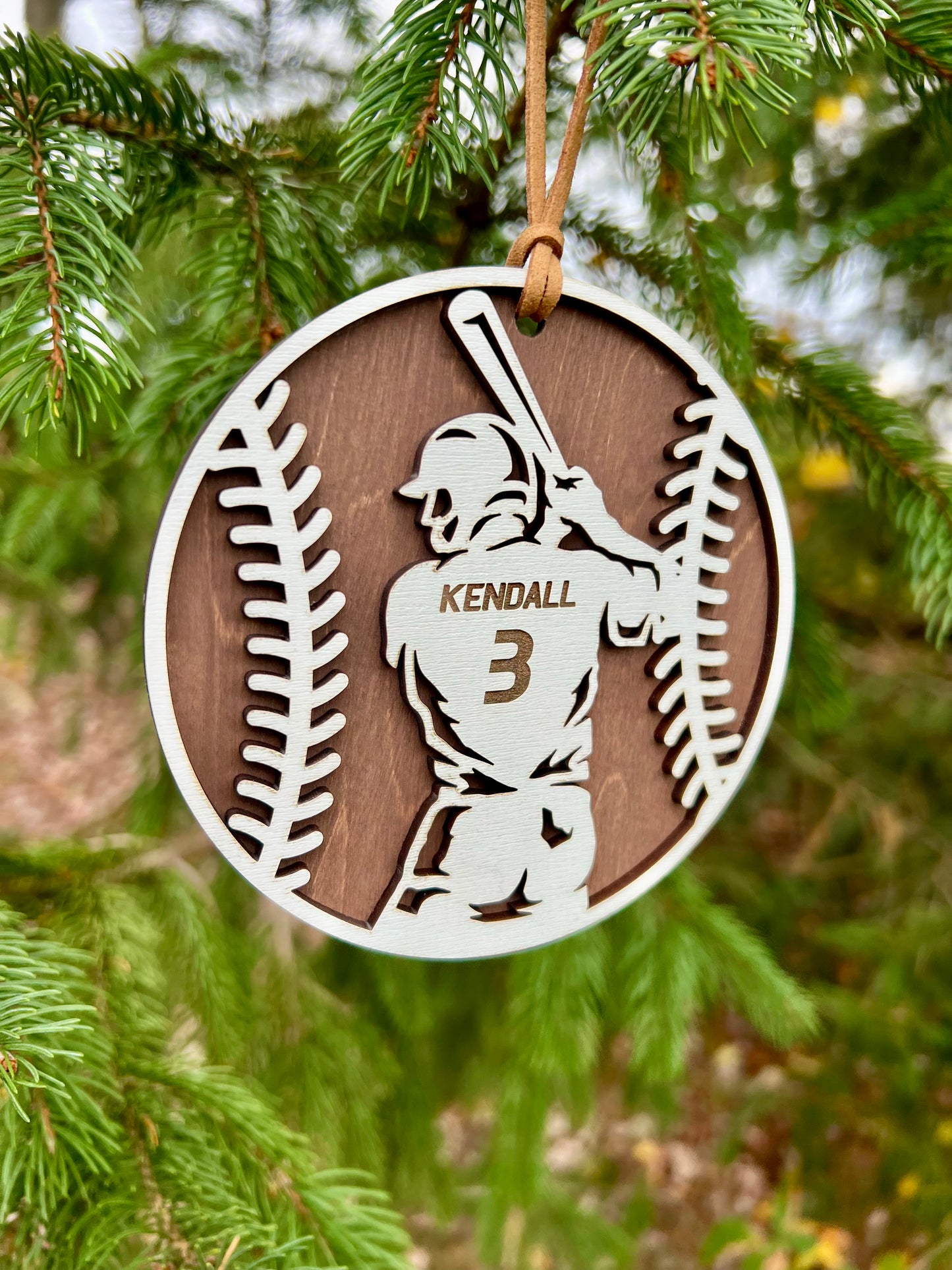 Personalized Baseball Ornament