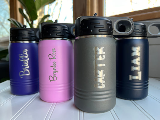 12 oz Stainless Steel Water Bottle