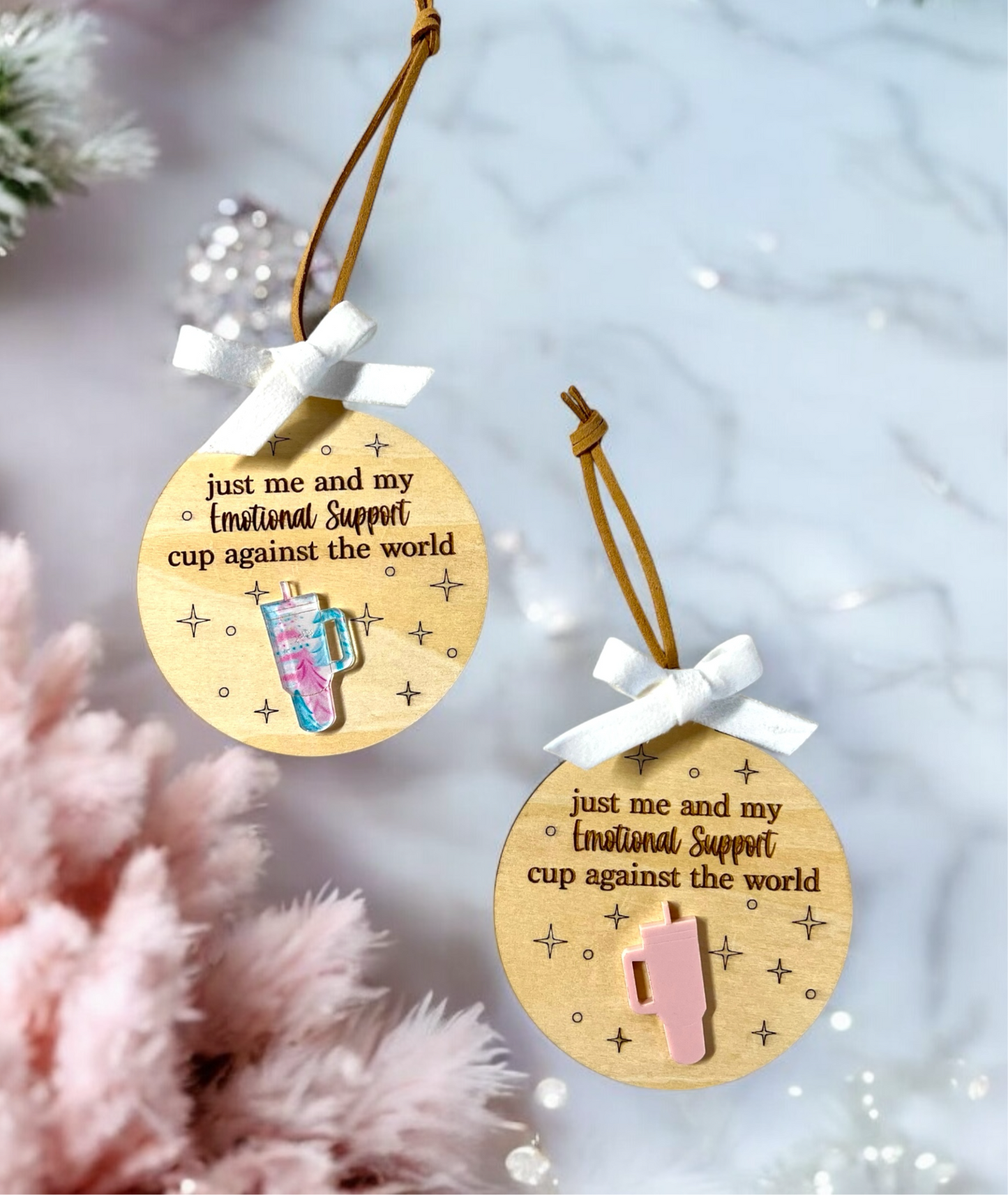 Emotional Support Cup Ornament