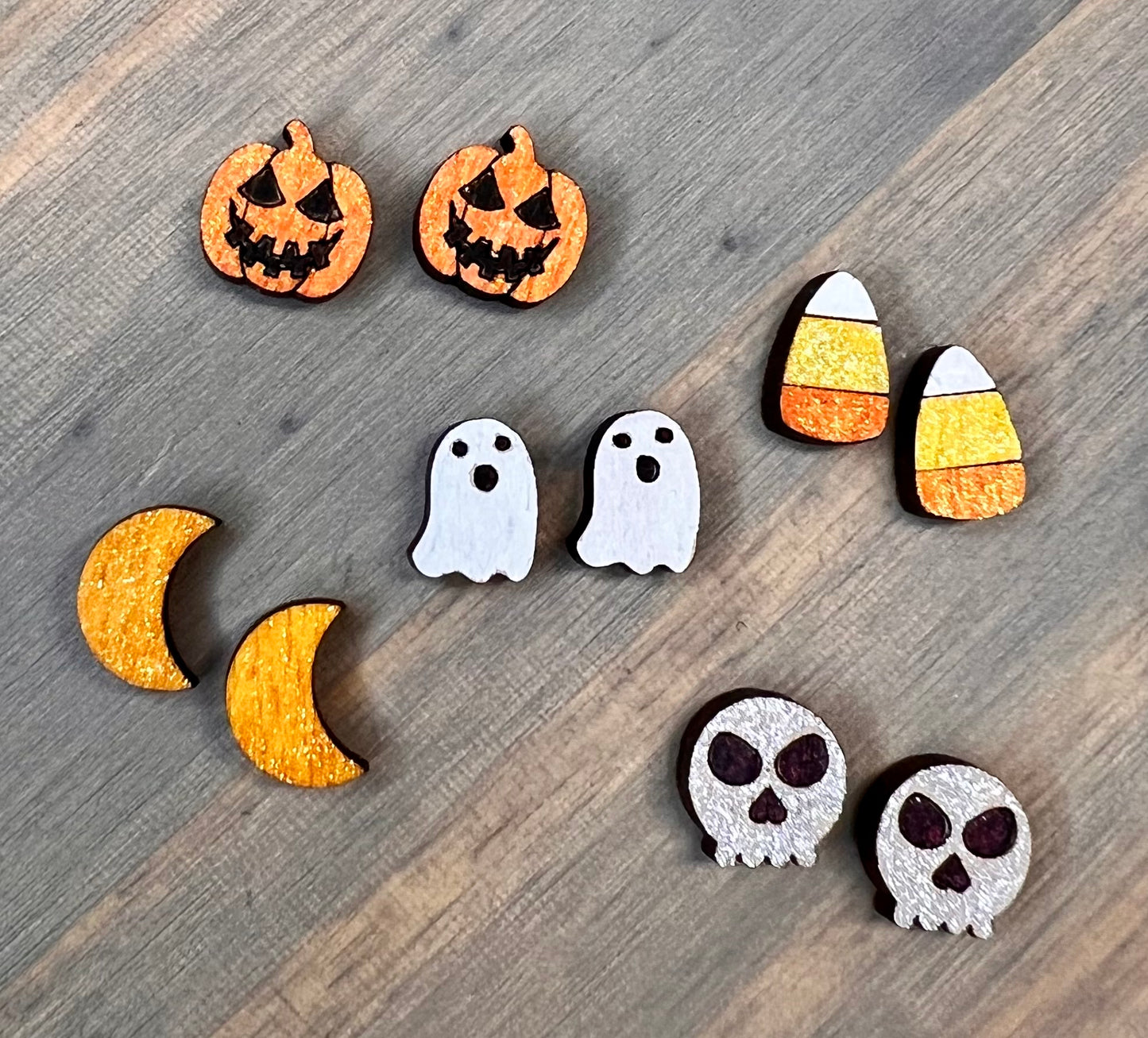 Spooktacular Halloween Stud Earrings Collection