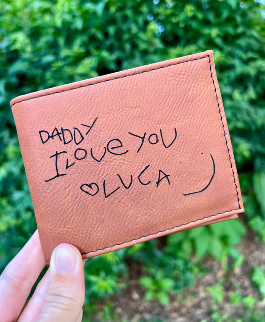 Personalized Vegan Leather Wallet