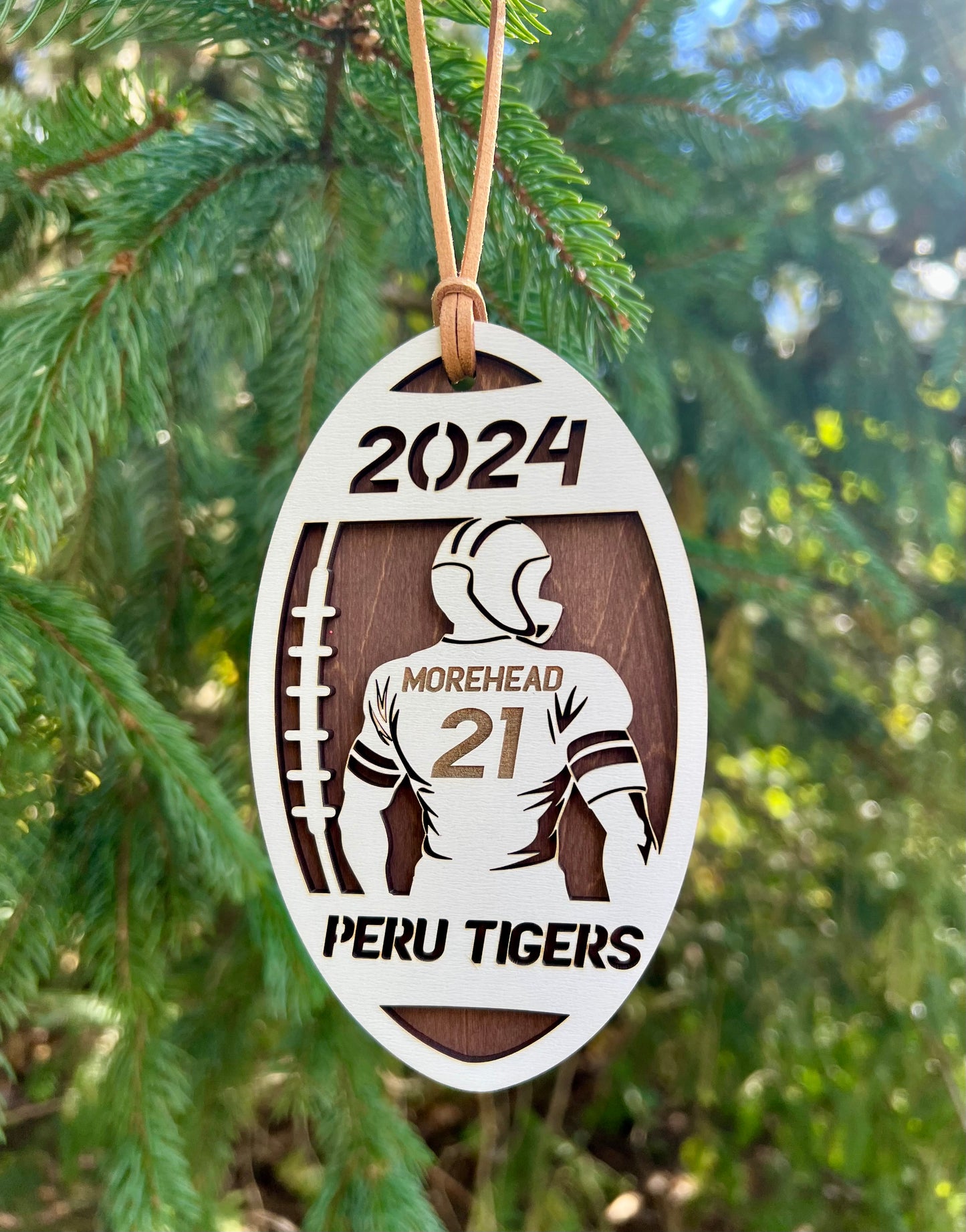 Personalized Football Ornament