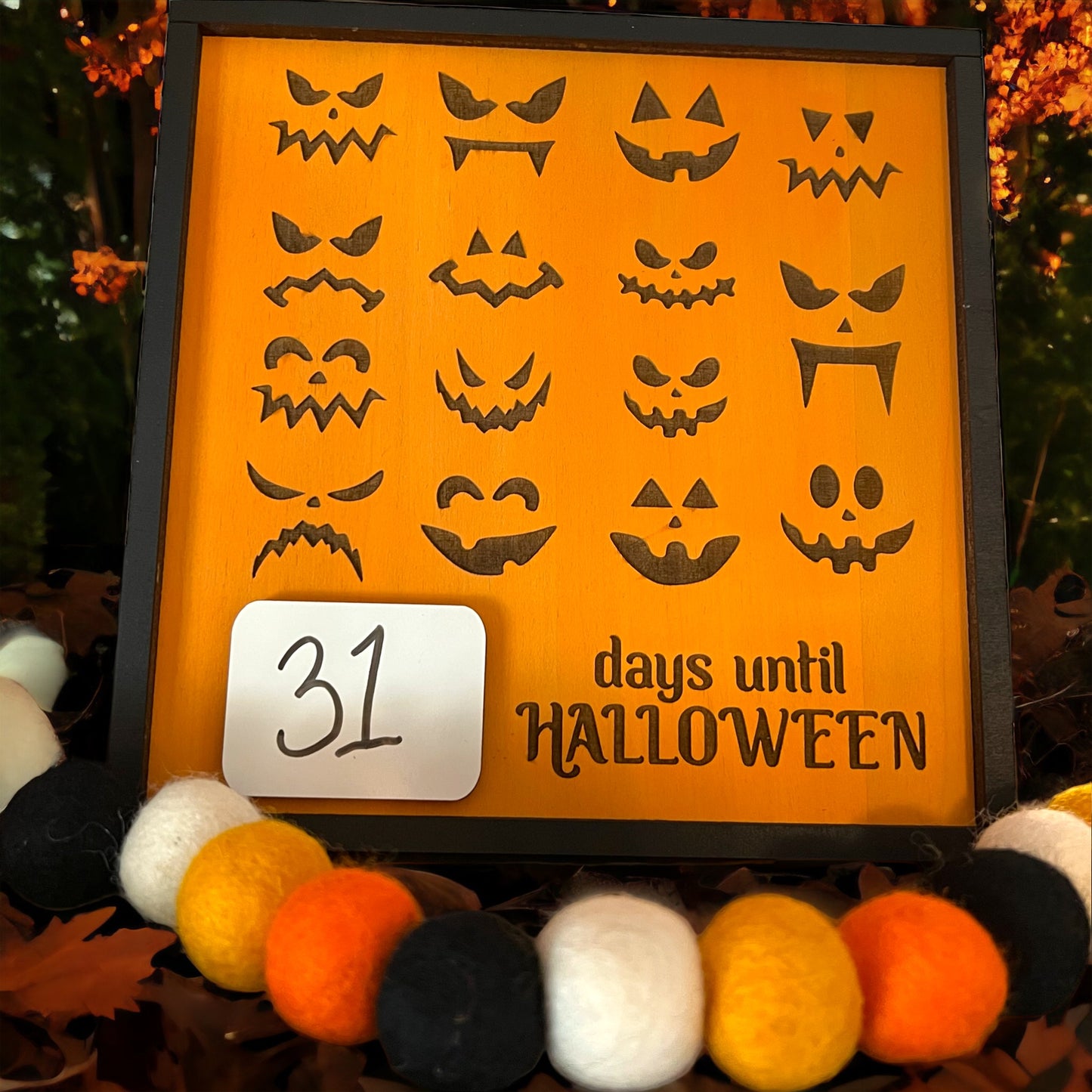 Countdown to Halloween Sign