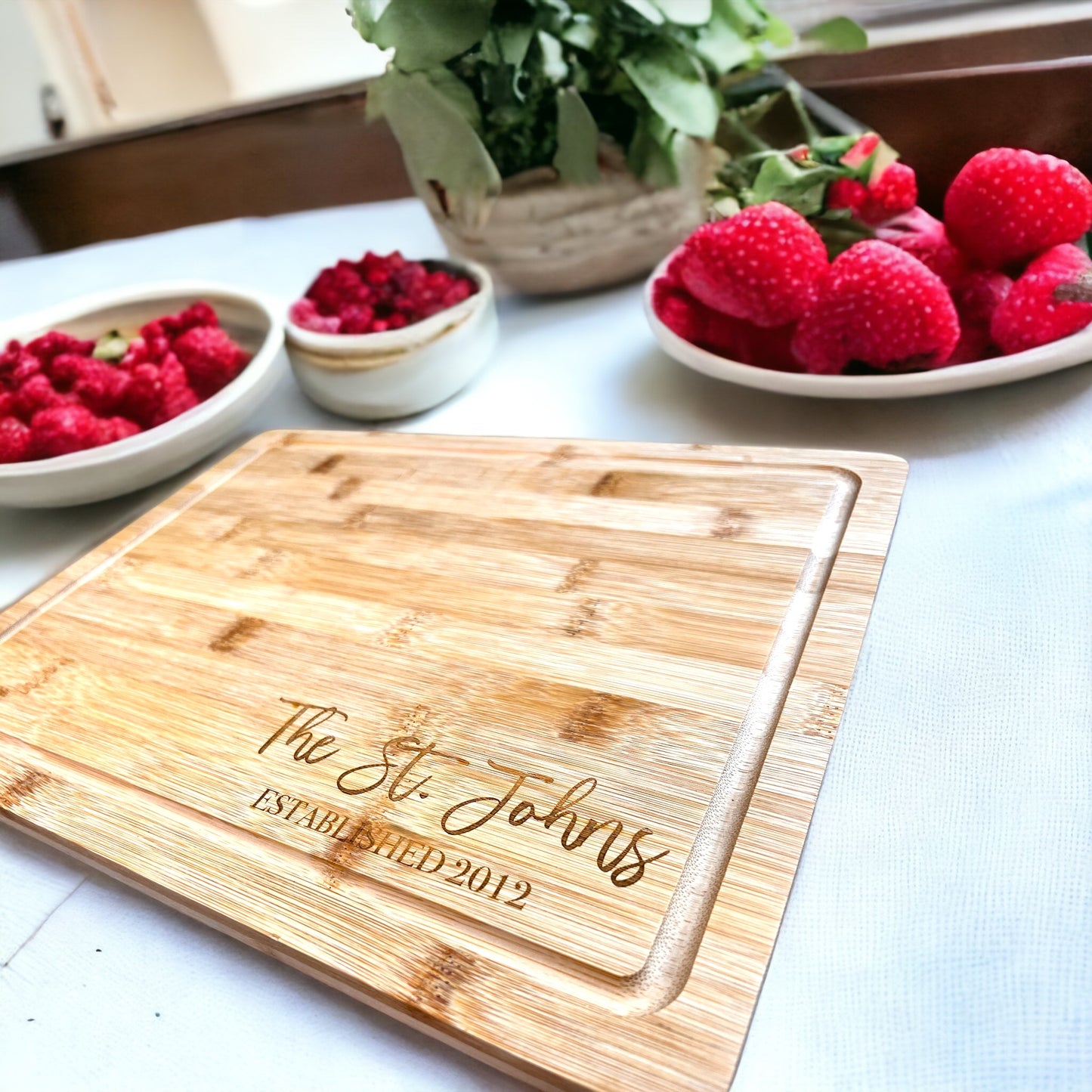 Personalized Bamboo Cutting Board