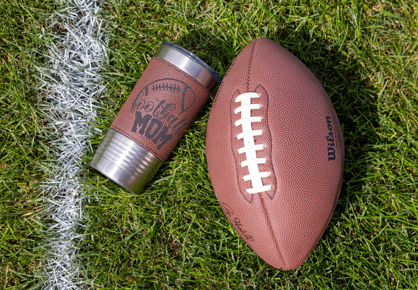 Football Tumbler, 20 ounces