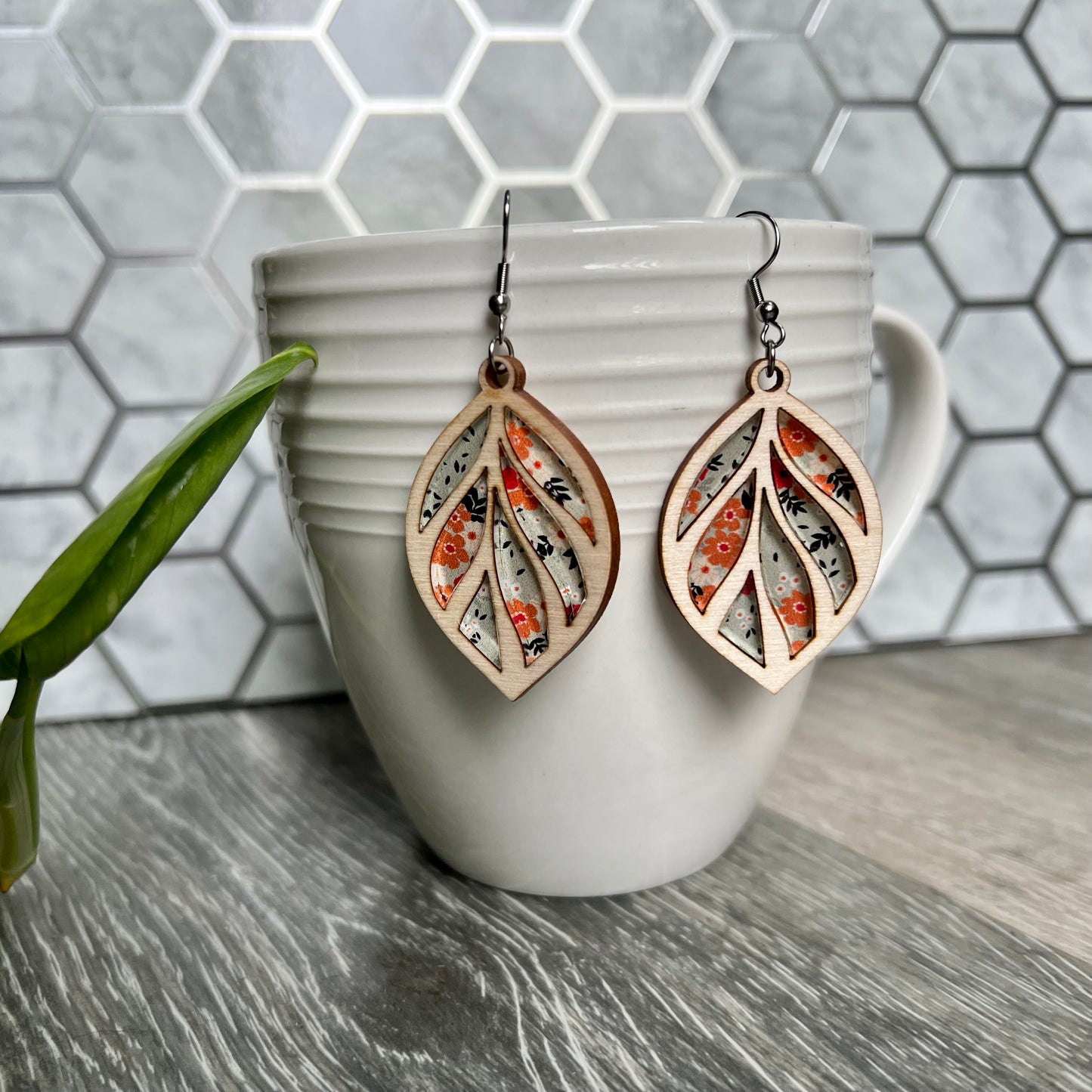 Leaf Dangle Earrings